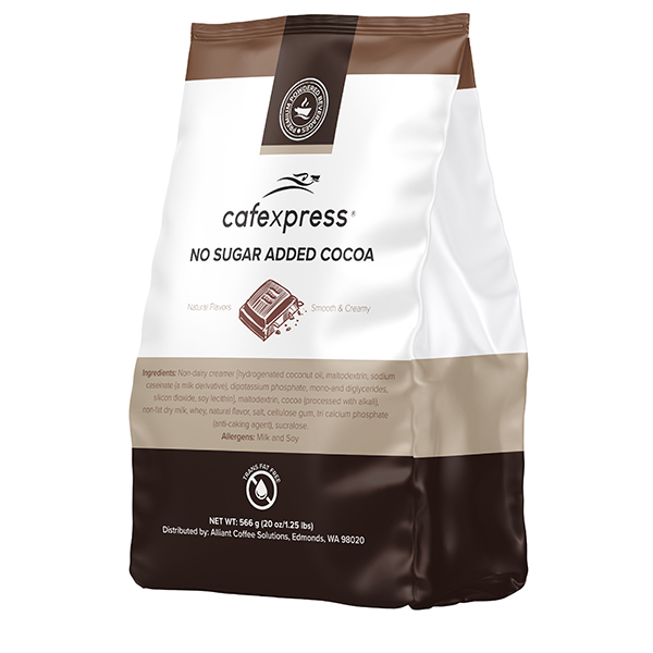 Cafexpress Cocoa Powder, No Sugar Added, 1.25 Lb Bags, PK6 PK 014375